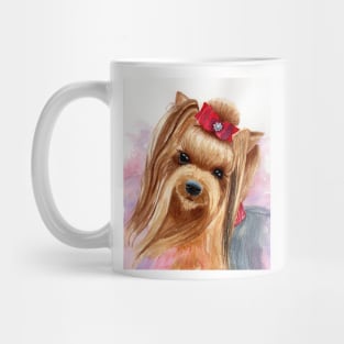 Yorkshire Terrier Dog Portrait Mug